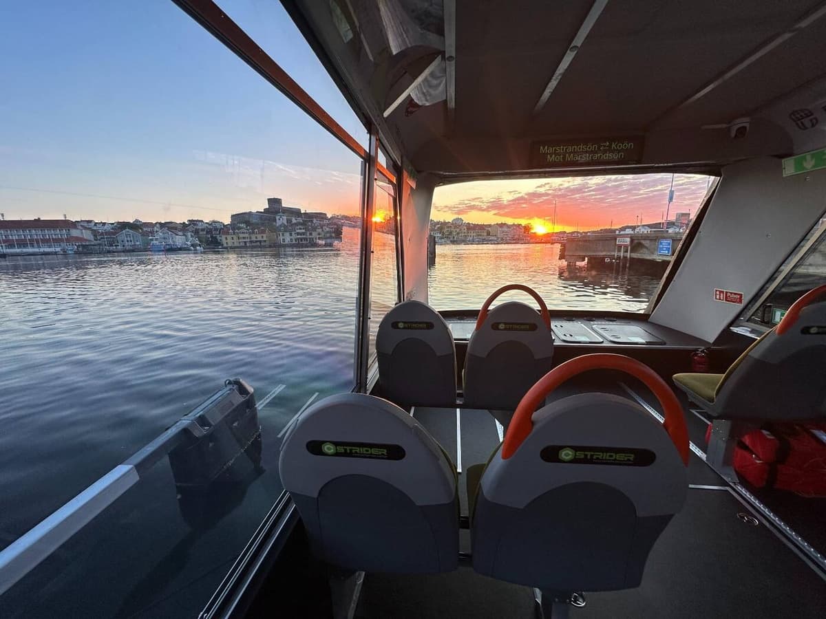 Cstrider at sunset in Marstrand
